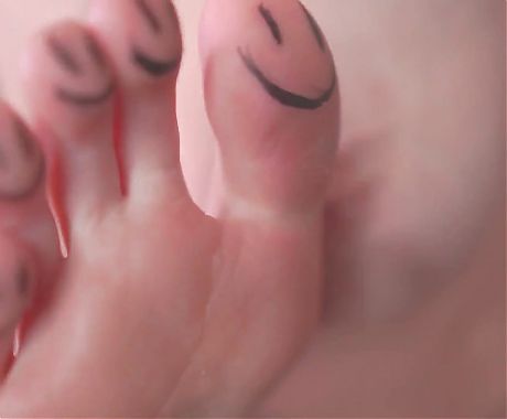 Extreme toes close-up in hd ultra